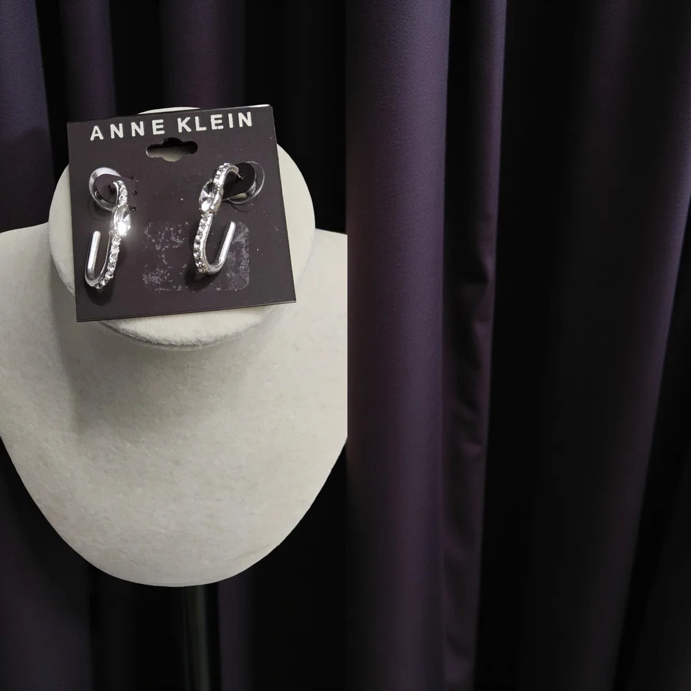 Anne Klein Silver Hoop Earrings